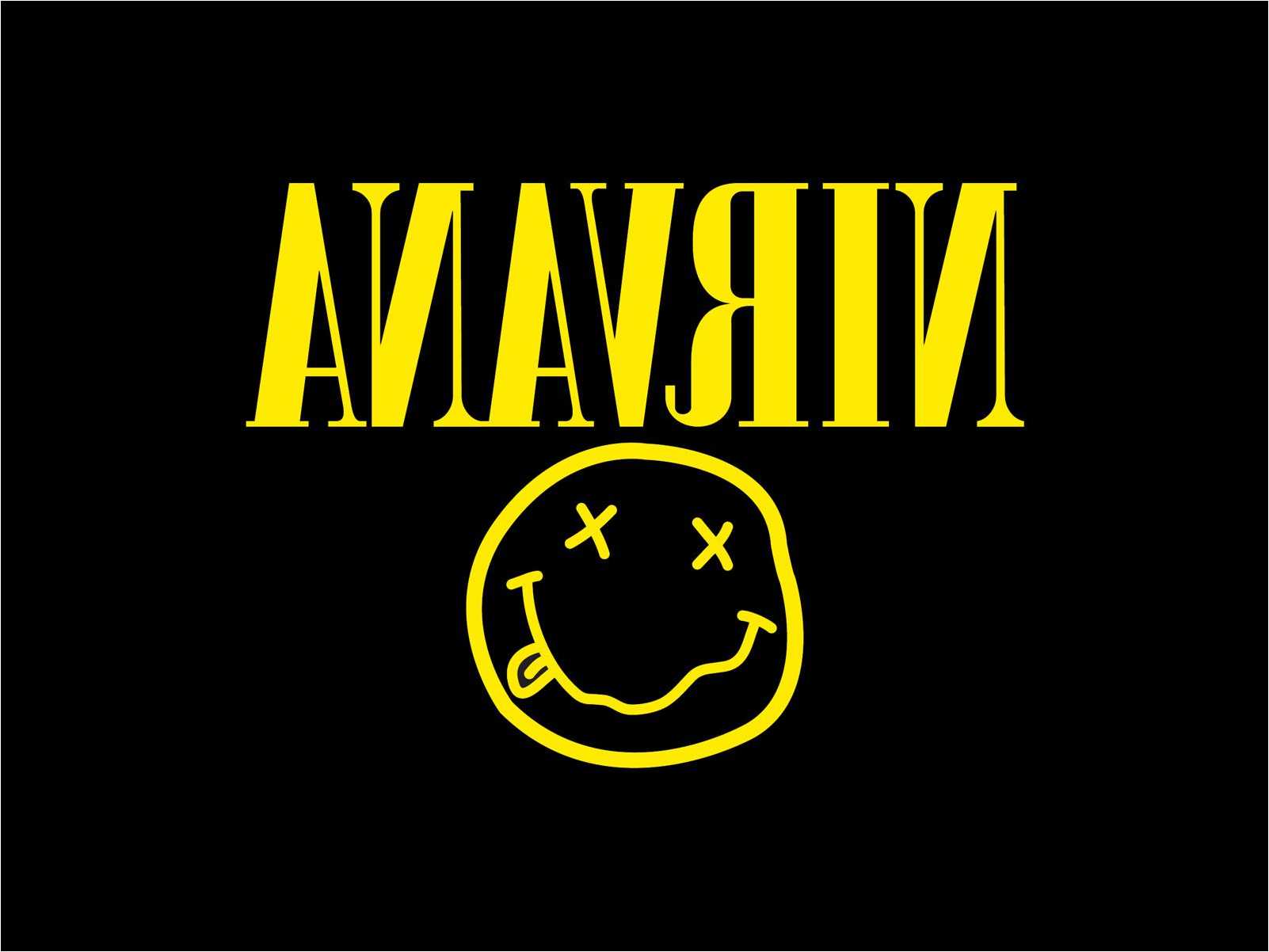 Logo Nirvana smiley giallo, 1920x1200 Full HD+ WUXGA, Desktop