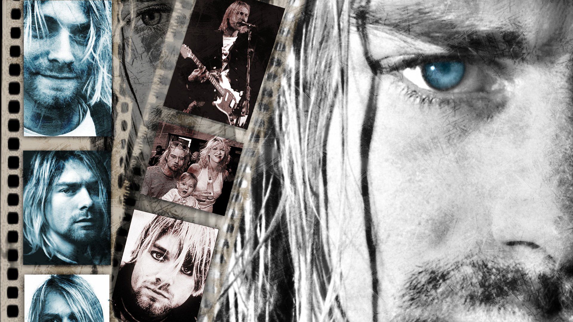 Nirvana banda foto bianco nero, 1024x768 HD, Desktop