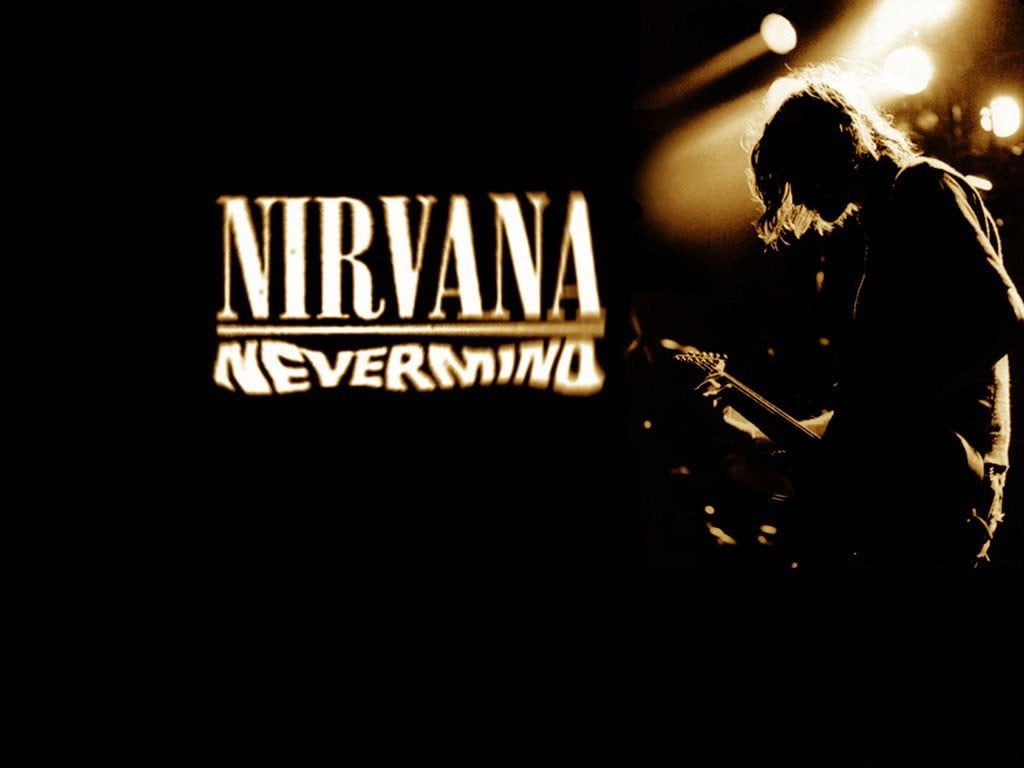 Nirvana Nevermind logo chitarrista, 1024x768 HD, PC
