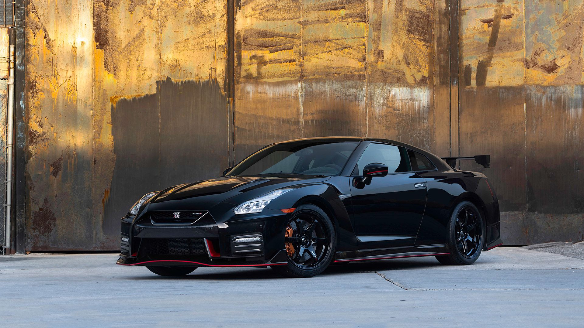 Nissan GT-R Nismo nera, 1920x1080 Full HD, Desktop