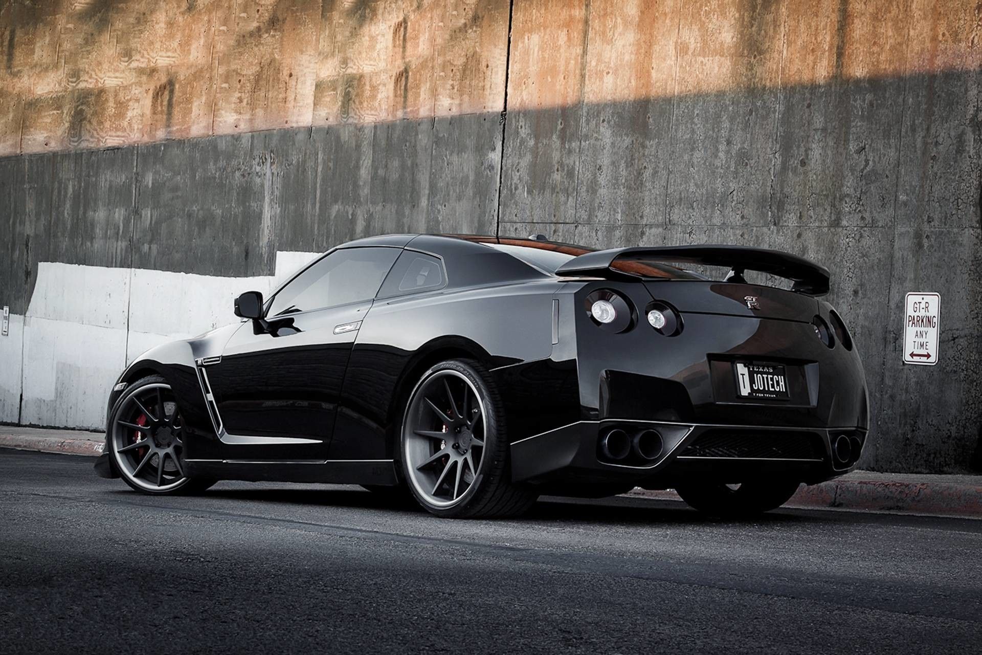 Nissan GTR nera sportiva, 1920x1280 Full HD+, PC