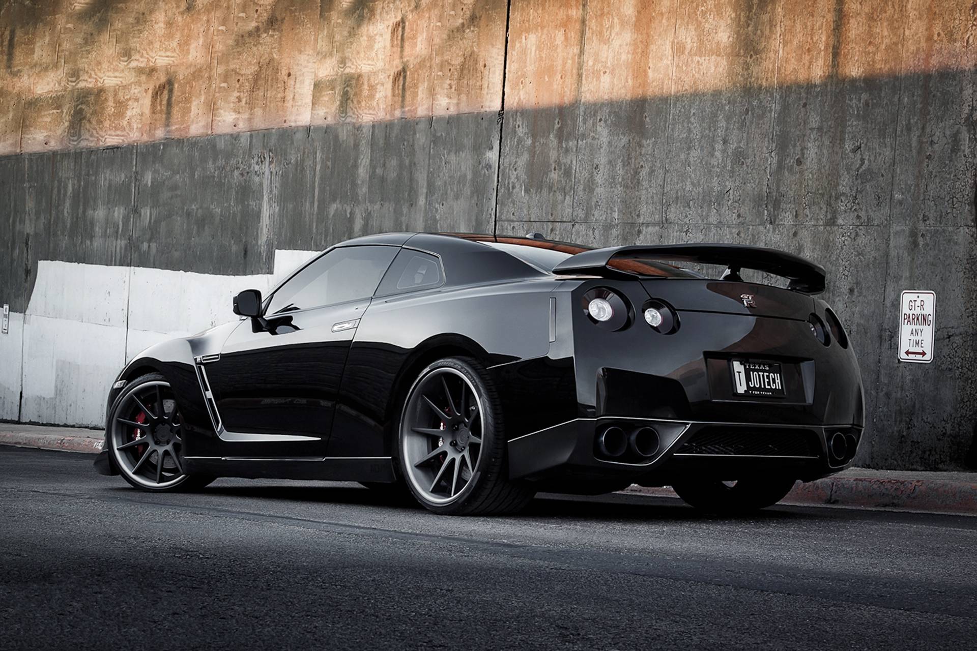Nissan GT-R nera, 1920x1280 WUXGA, PC