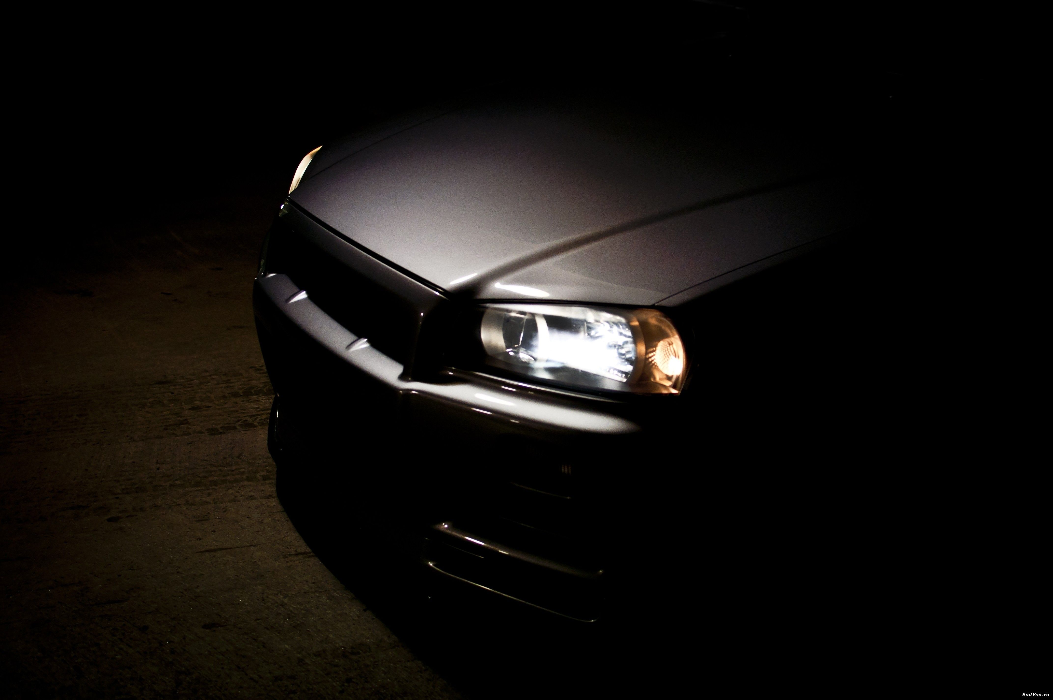 Nissan Skyline GTR R34 nera, 4288x2848 4K, Desktop 4K