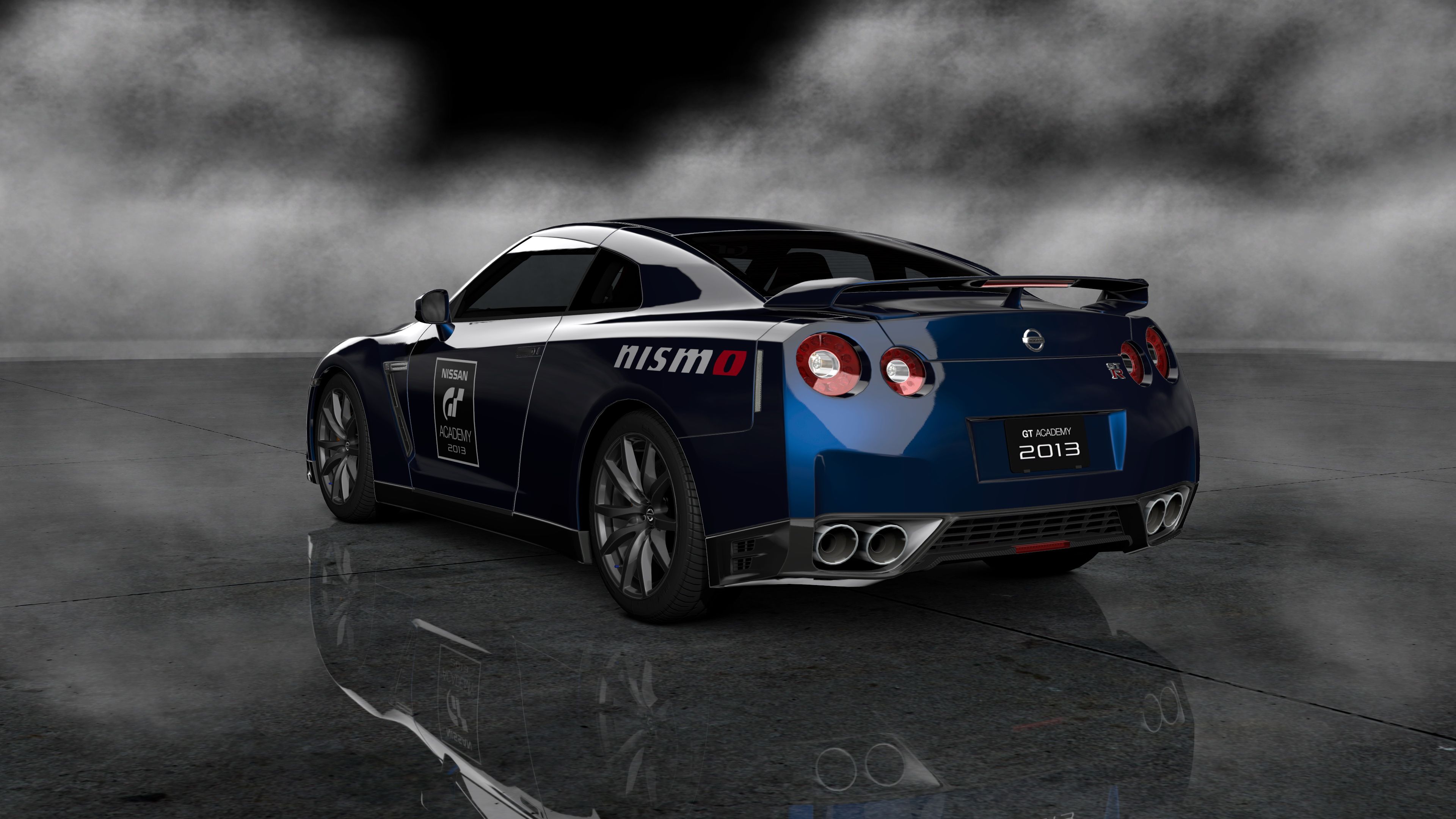 Nissan GTR Nismo blu, 3840x2160 Ultra HD, 4K TV
