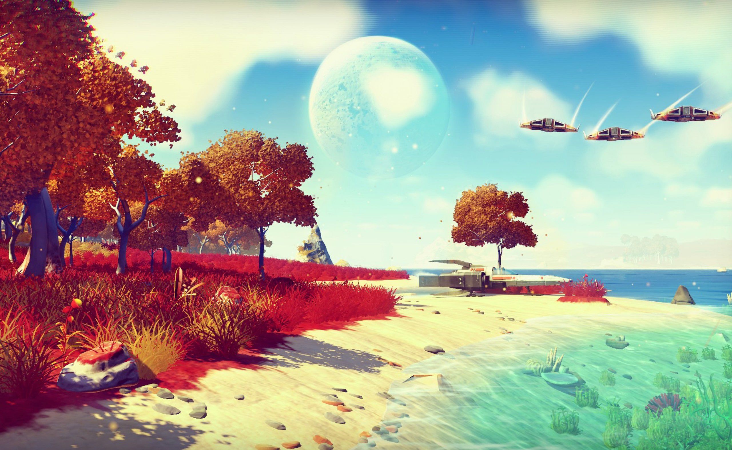 No Man's Sky spiaggia aliena, 2560x1574 QHD, Laptop