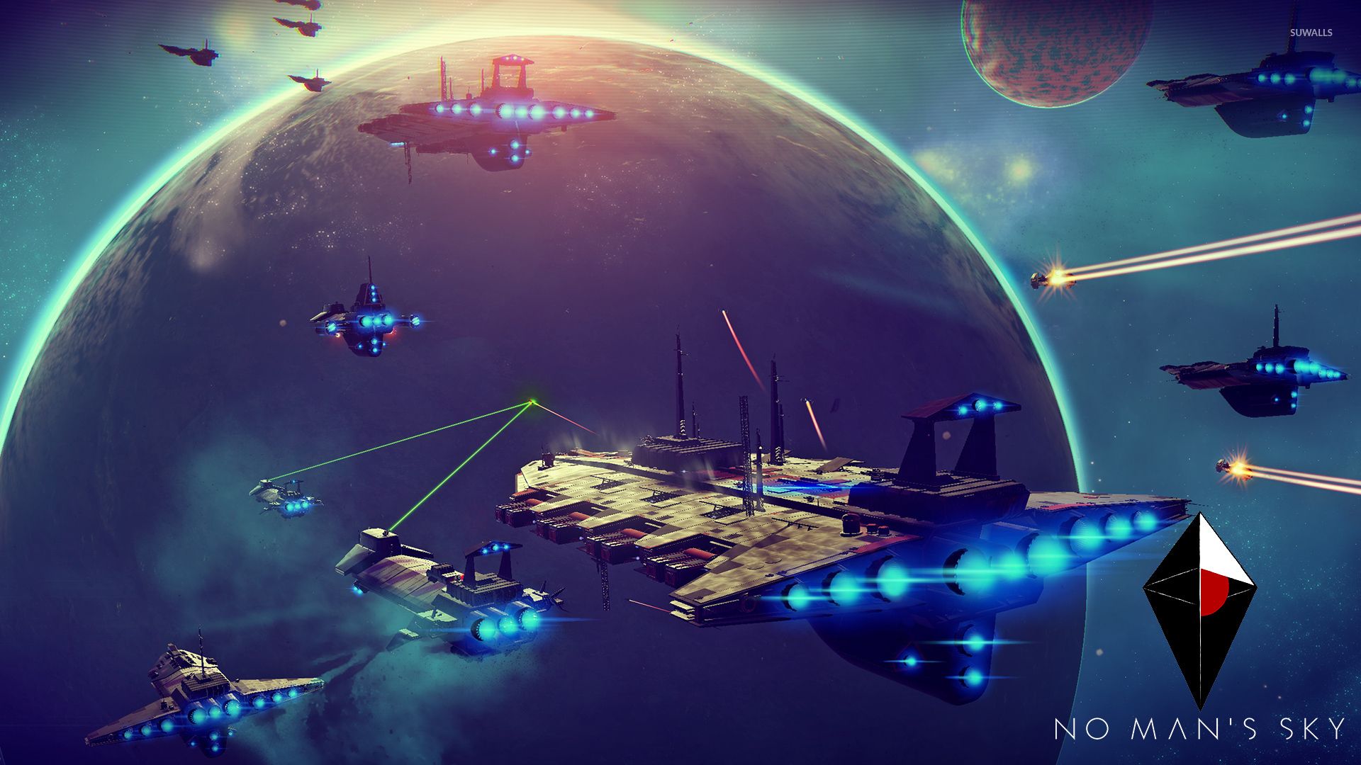 Astronavi verso pianeta, No Man's Sky, 1920x1080 1080p, Laptop