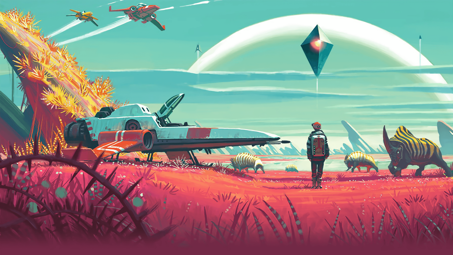 Paesaggio alieno No Man's Sky, 1920x1080 1080p, Laptop