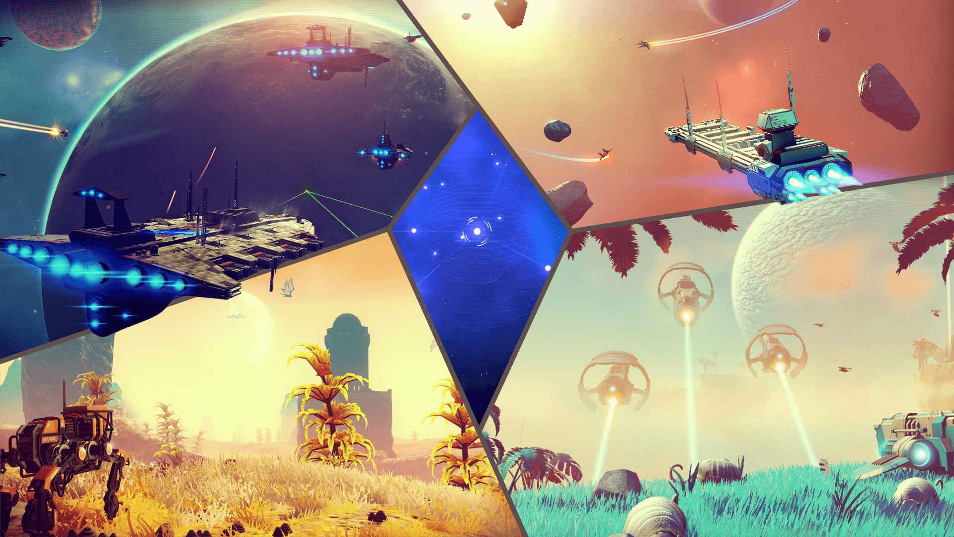 No Man's Sky paesaggio alieno, 1920x1080 Full HD, Laptop
