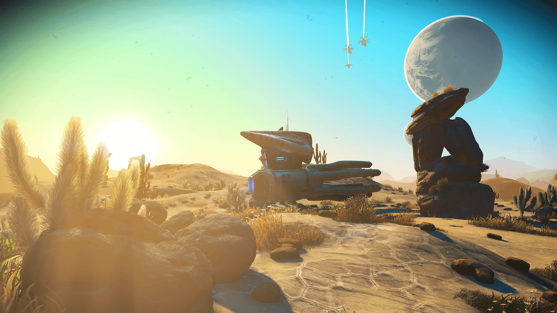 No Man's Sky paesaggio alieno, 1920x1080 Full HD 1080p, PC Desktop