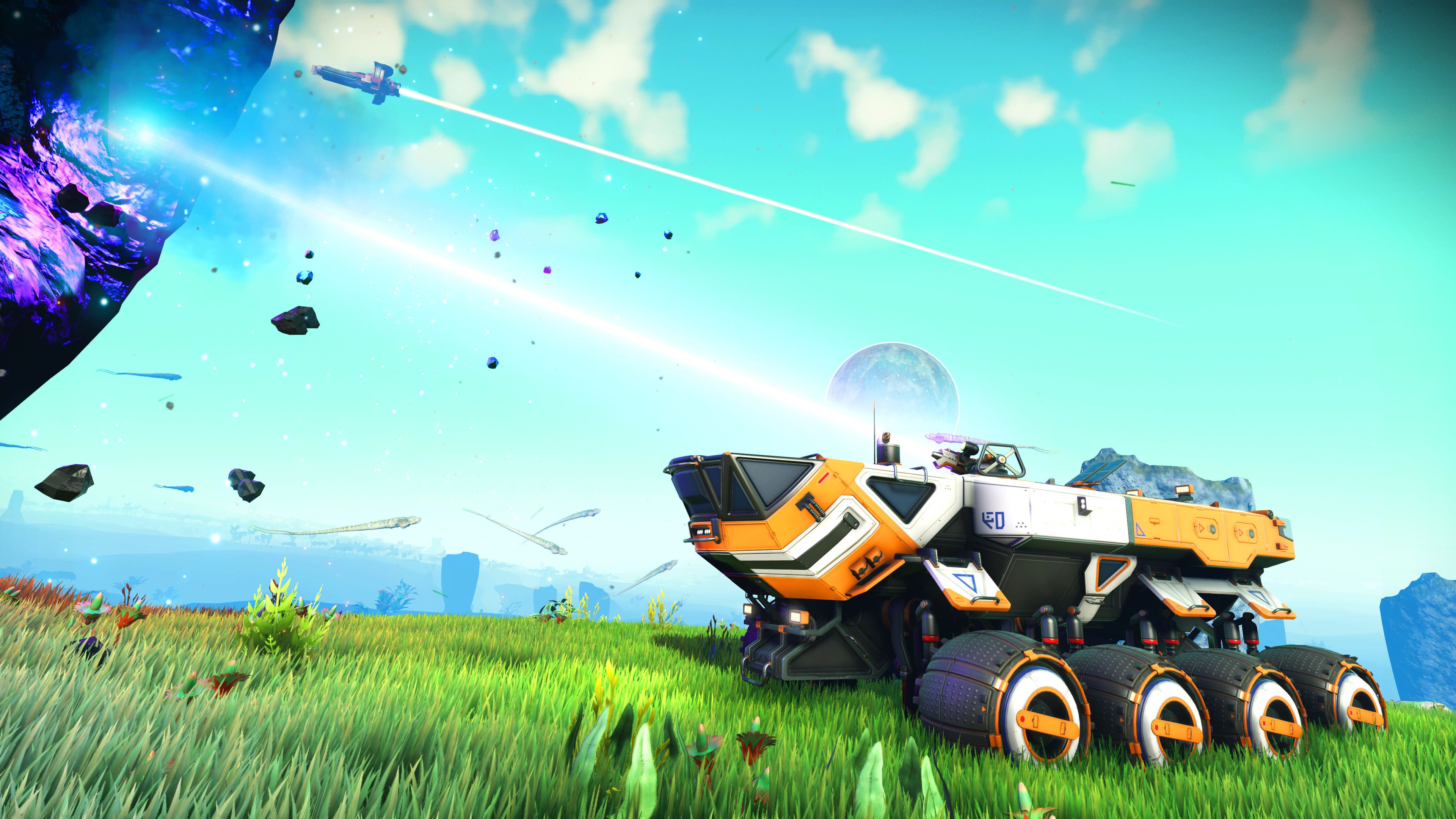 No Man's Sky veicolo alieno, 3840x2160 Ultra HD, Monitor 4K