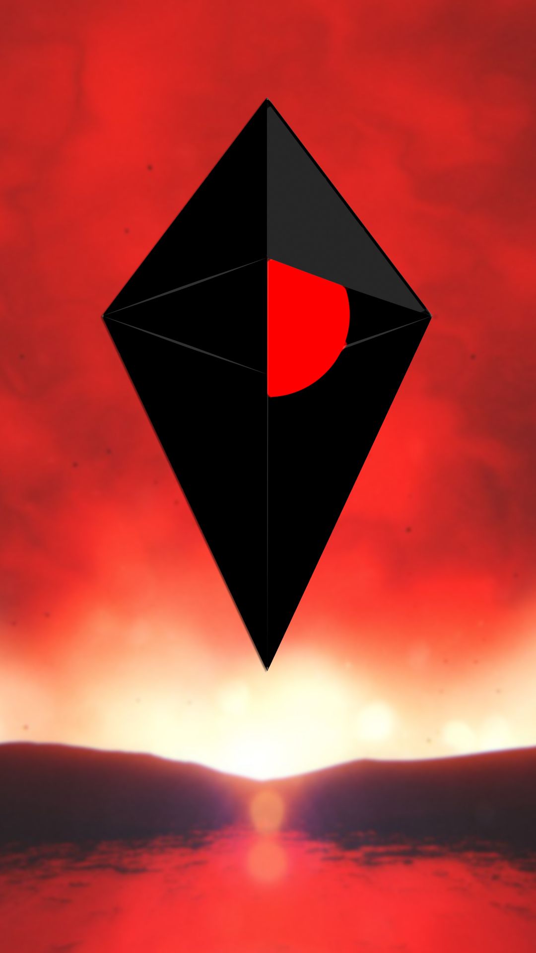 Nave nera No Man's Sky, 1080x1920 Verticale, Telefono
