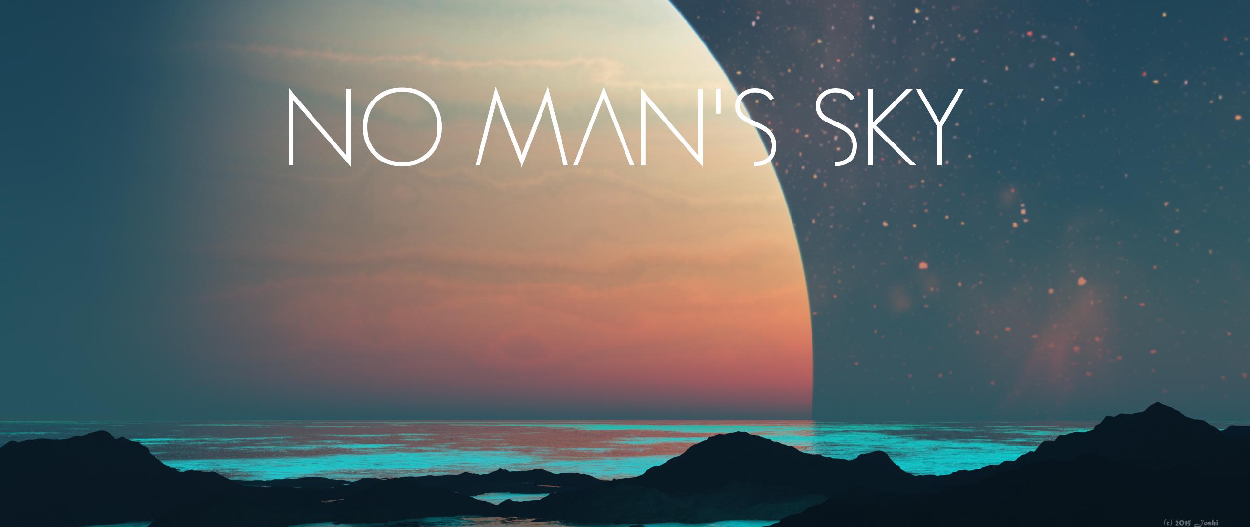 No Man's Sky pianeta tramonto, 2560x1080 21:9, Ultrawide