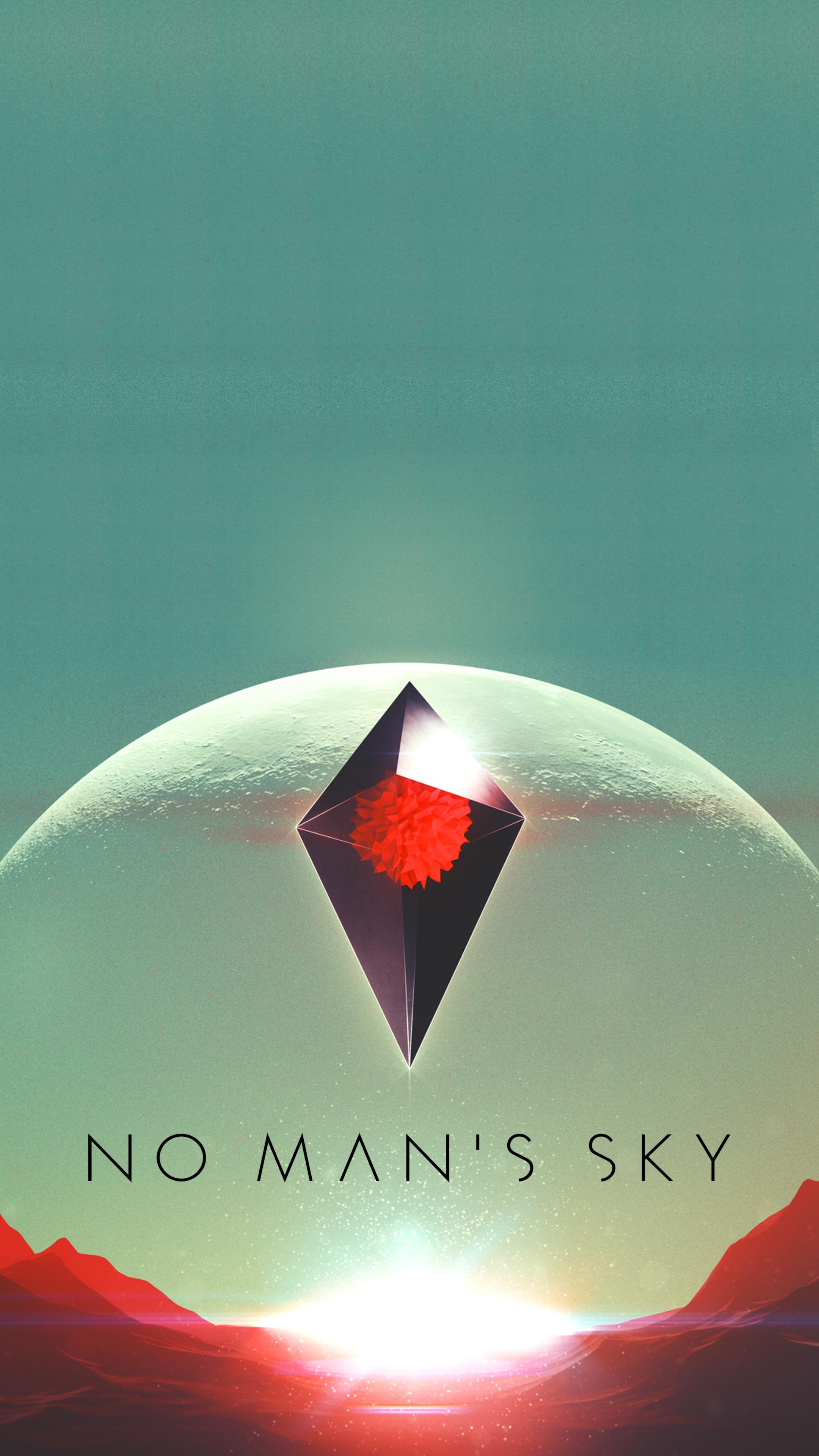 No Man's Sky pianeta logo, 2160x3840 Full HD Verticale, iPhone