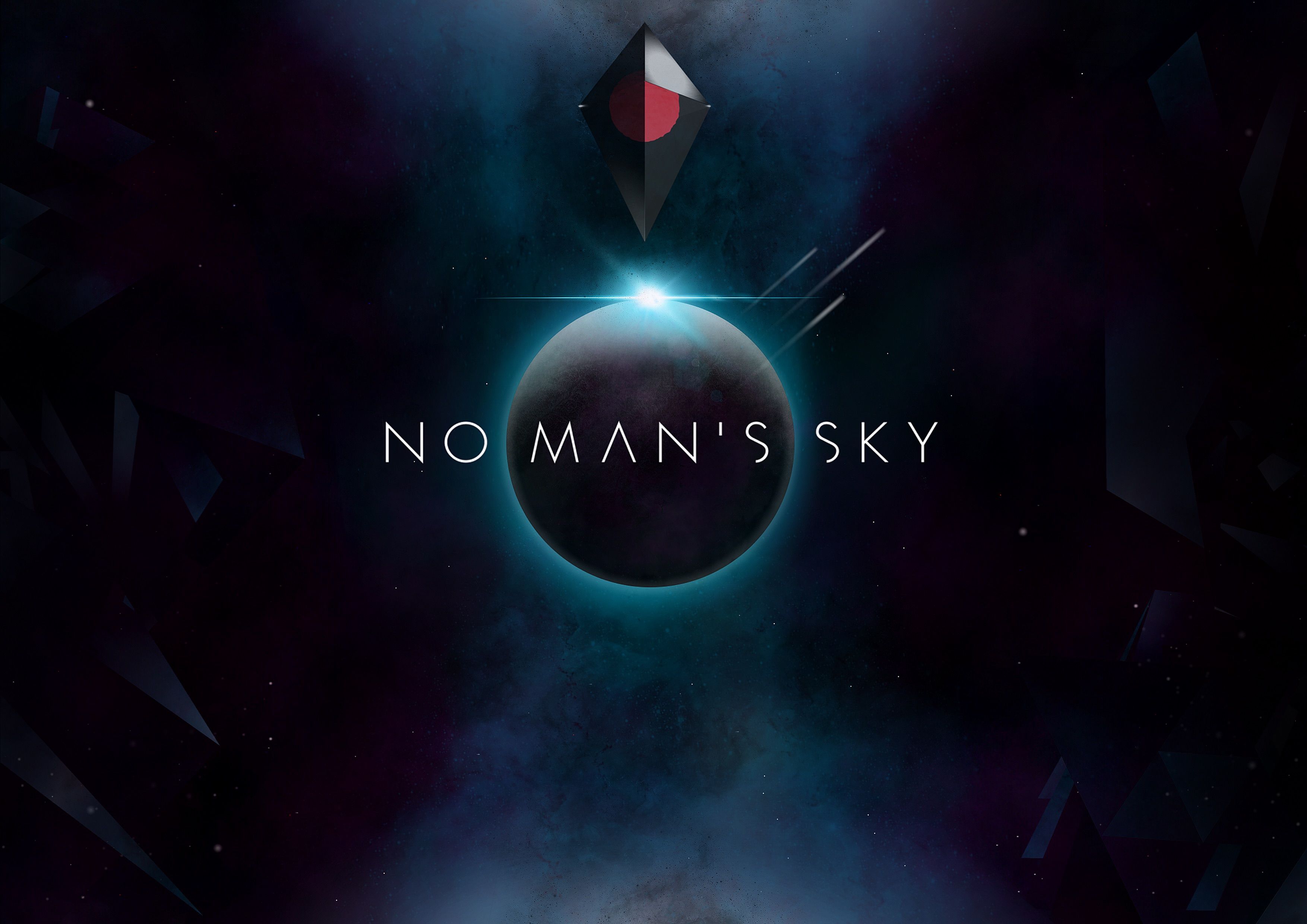 Pianeta con logo No Man's Sky, 3508x2480 2K, Monitor Gaming