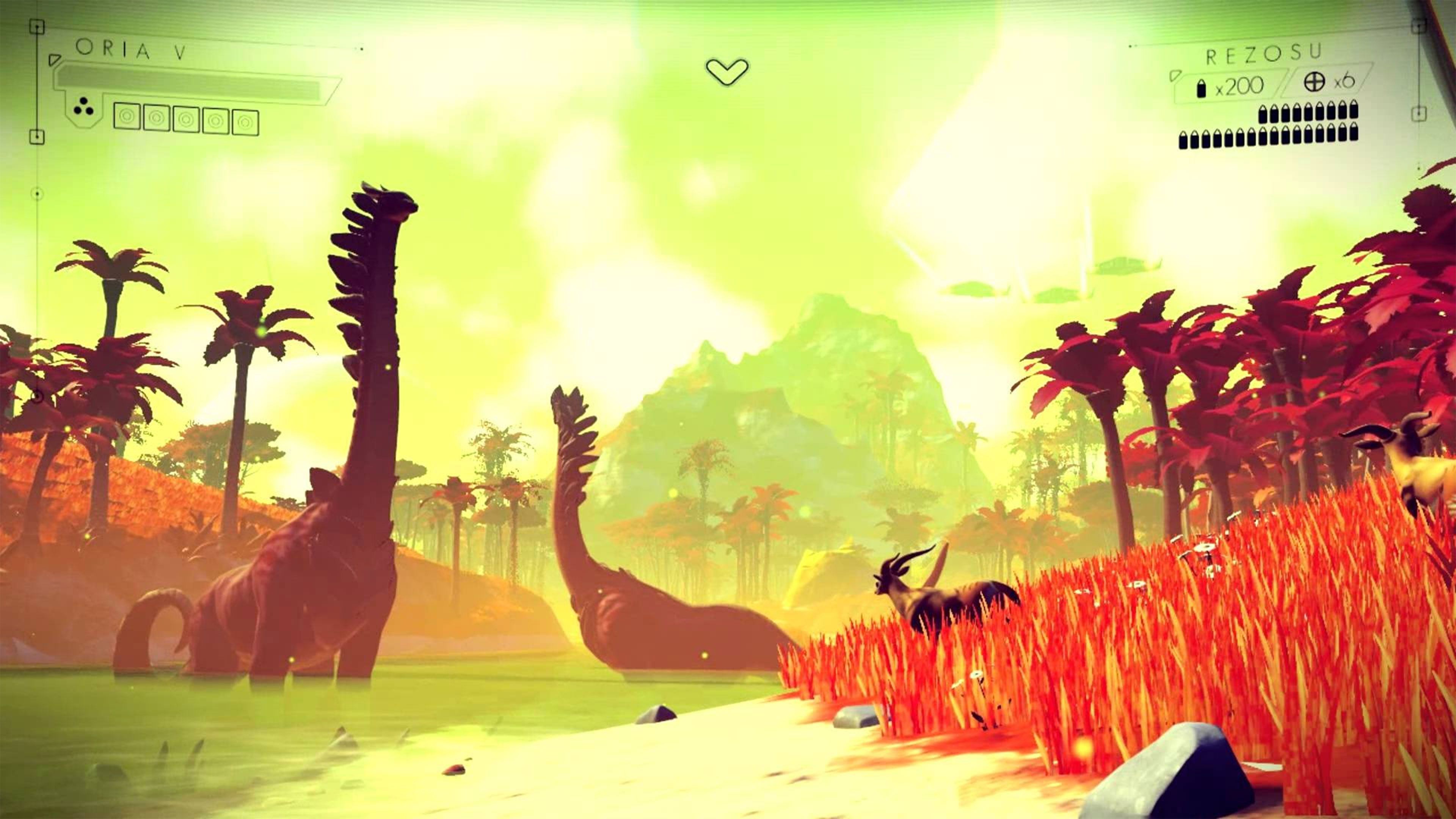 No Man's Sky pianeta alieno creature, 3840x2160 UHD, PC 4K