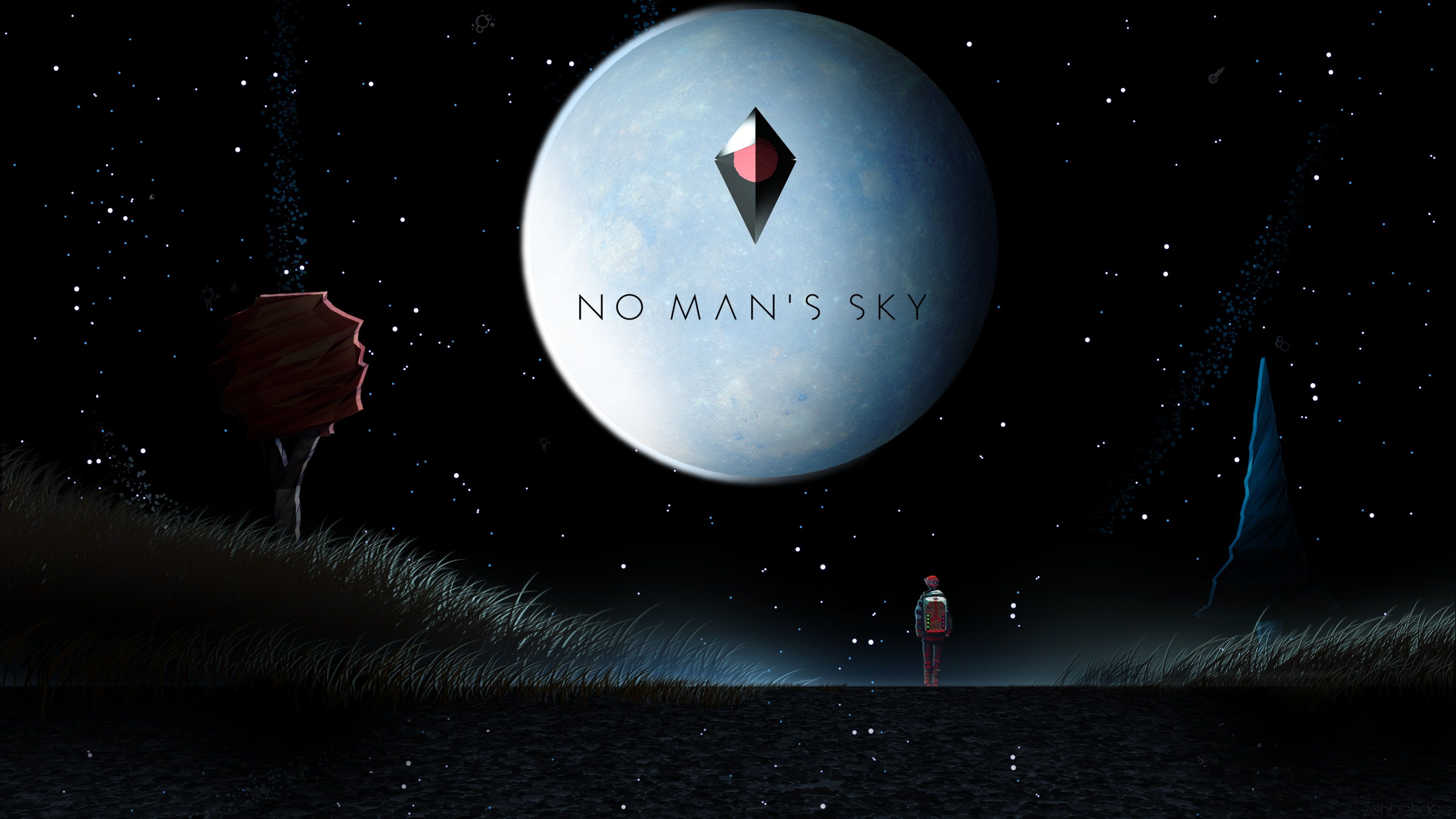 No Man's Sky pianeta notturno, 3641x2048 2K+, Desktop