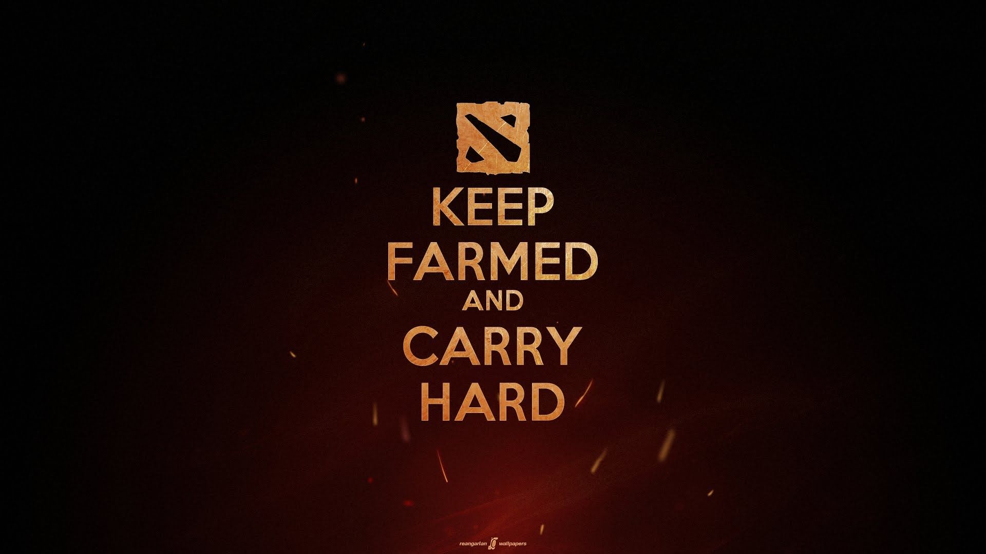Logo Dota 2 testo motivazionale, 1920x1080 Full HD, PC Desktop