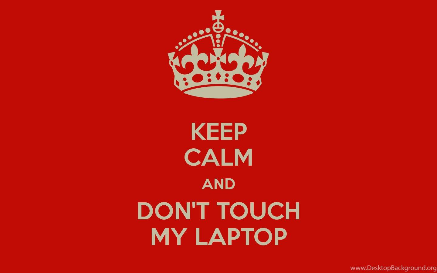 Corona rossa keep calm sfondo nero, 1920x1080 Full HD 1080p, Acer Nitro