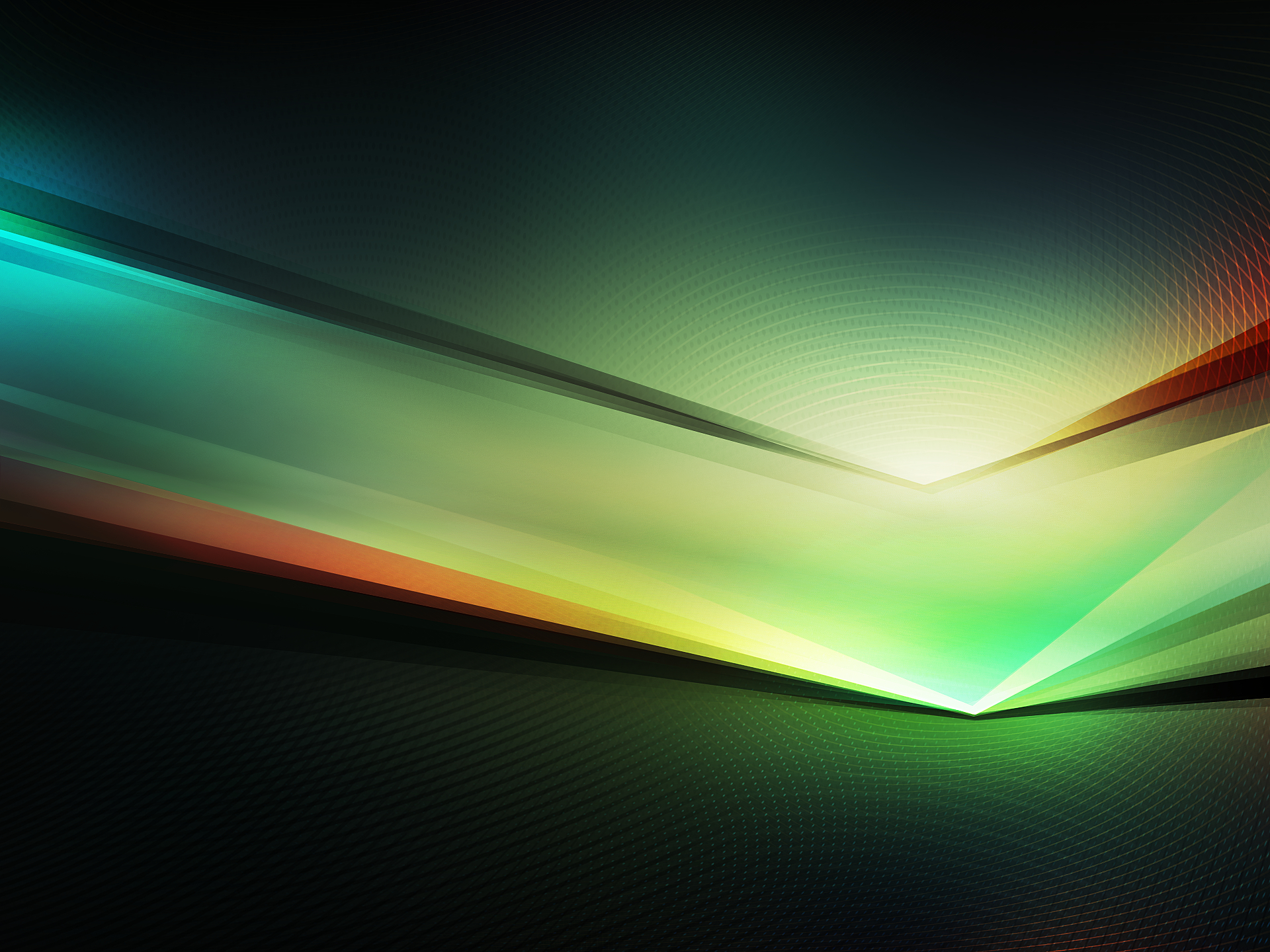 Astratto luci verdi arancioni, 1920x1440 WUXGA, Desktop