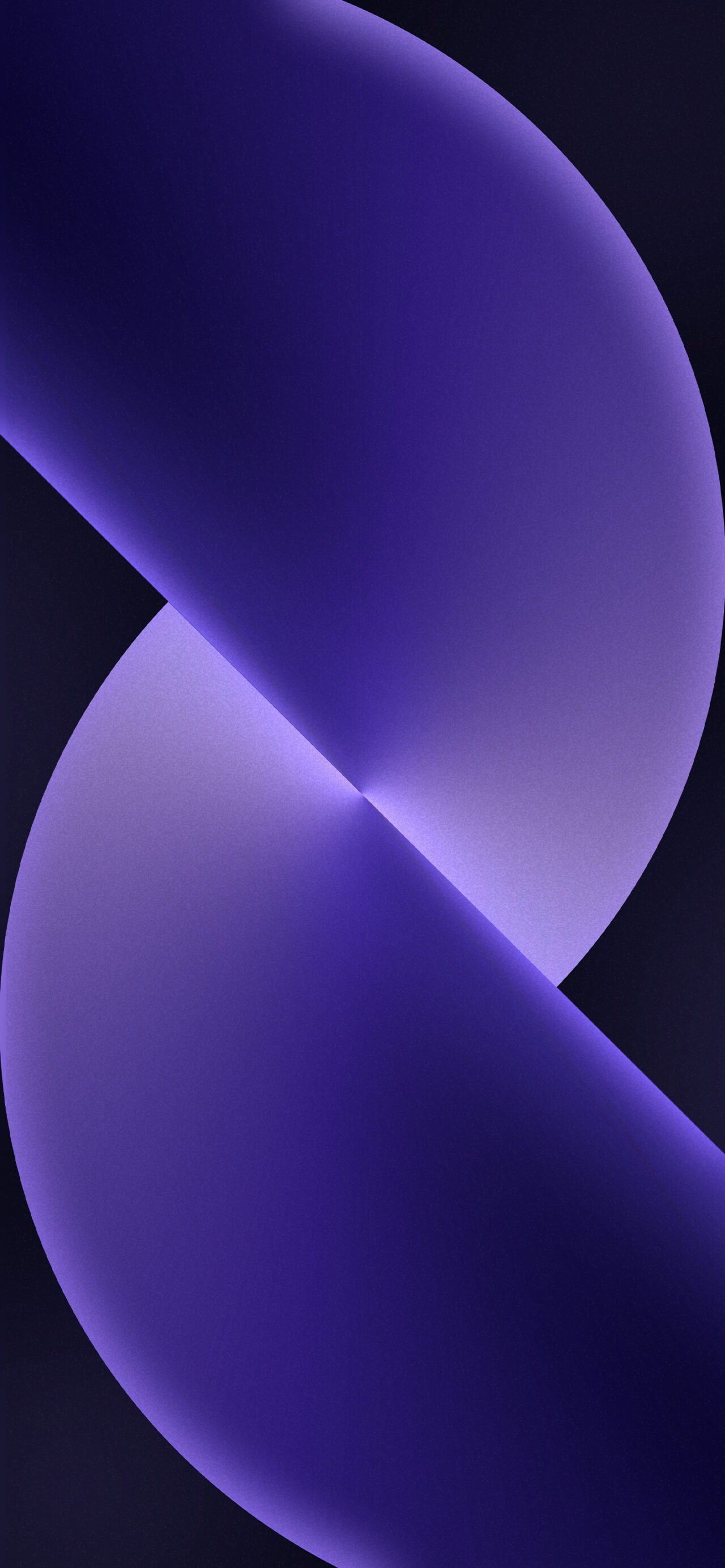Forme astratte viola sfumate, 1280x2770 Verticale, Telefono