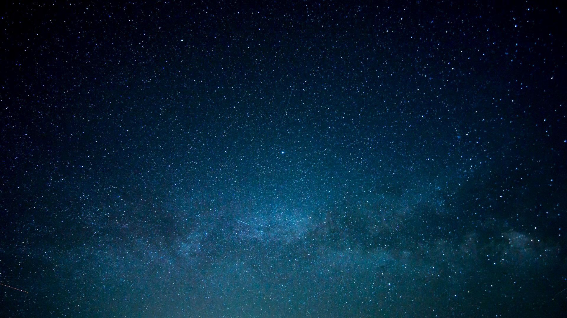 Cielo stellato azzurro Via Lattea, 1920x1080 Full HD 1080p, PC