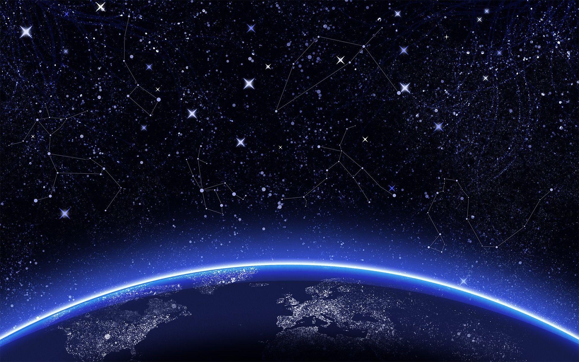 Terra vista dallo spazio notturno, 1920x1200 Full HD+, Desktop