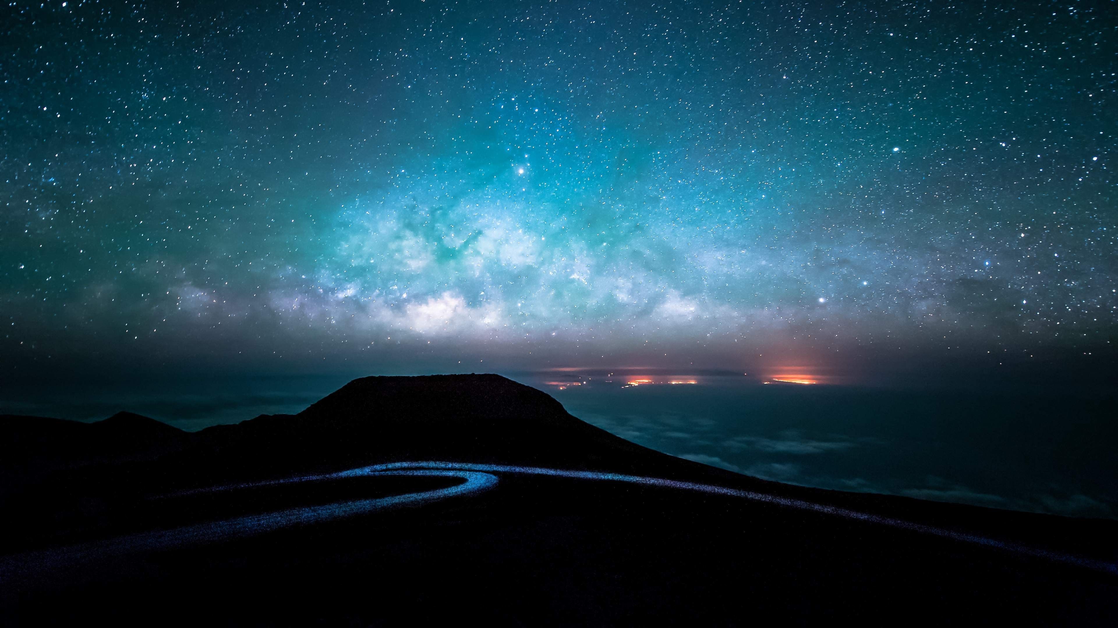 Via Lattea cielo notturno stellato, 3840x2160 4K, Monitor 4K