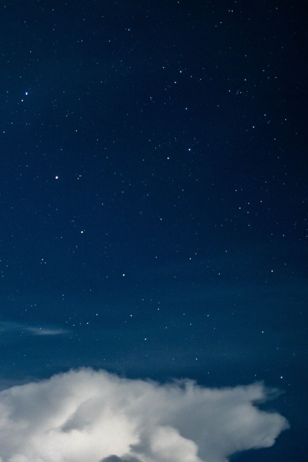 Cielo notturno stellato blu, 1000x1500 Verticale, Mobile