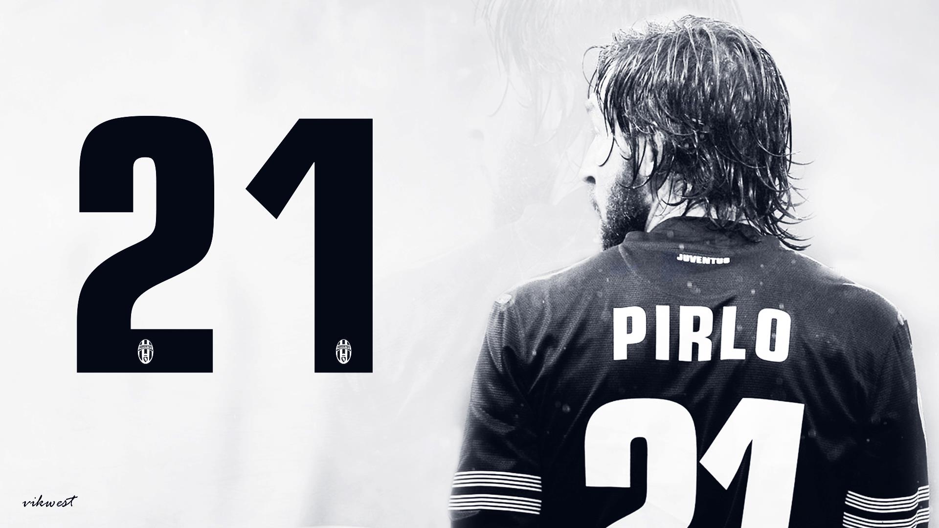 Andrea Pirlo maglia numero 21, 1920x1080 Full HD, Desktop