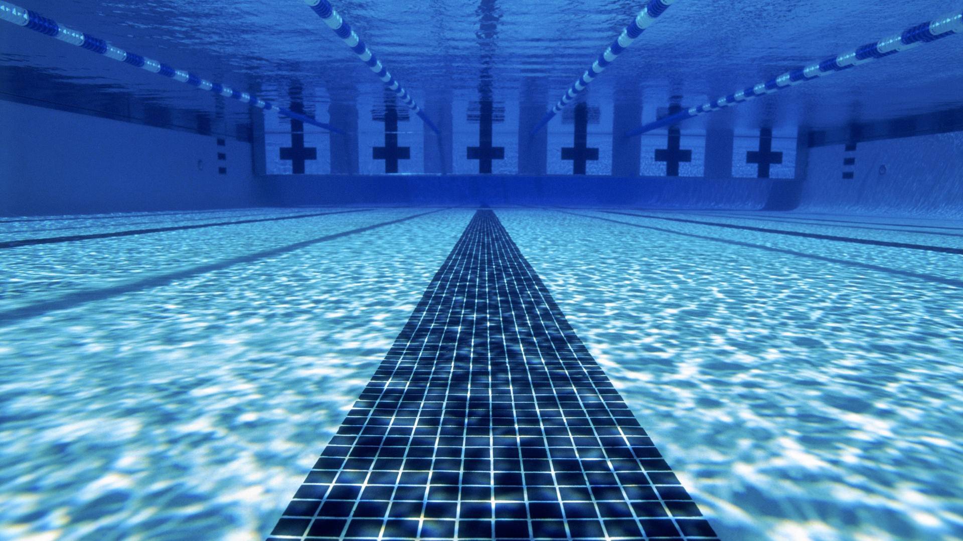 Piscina vista sottacqua blu, 1920x1080 1080p, PC Desktop
