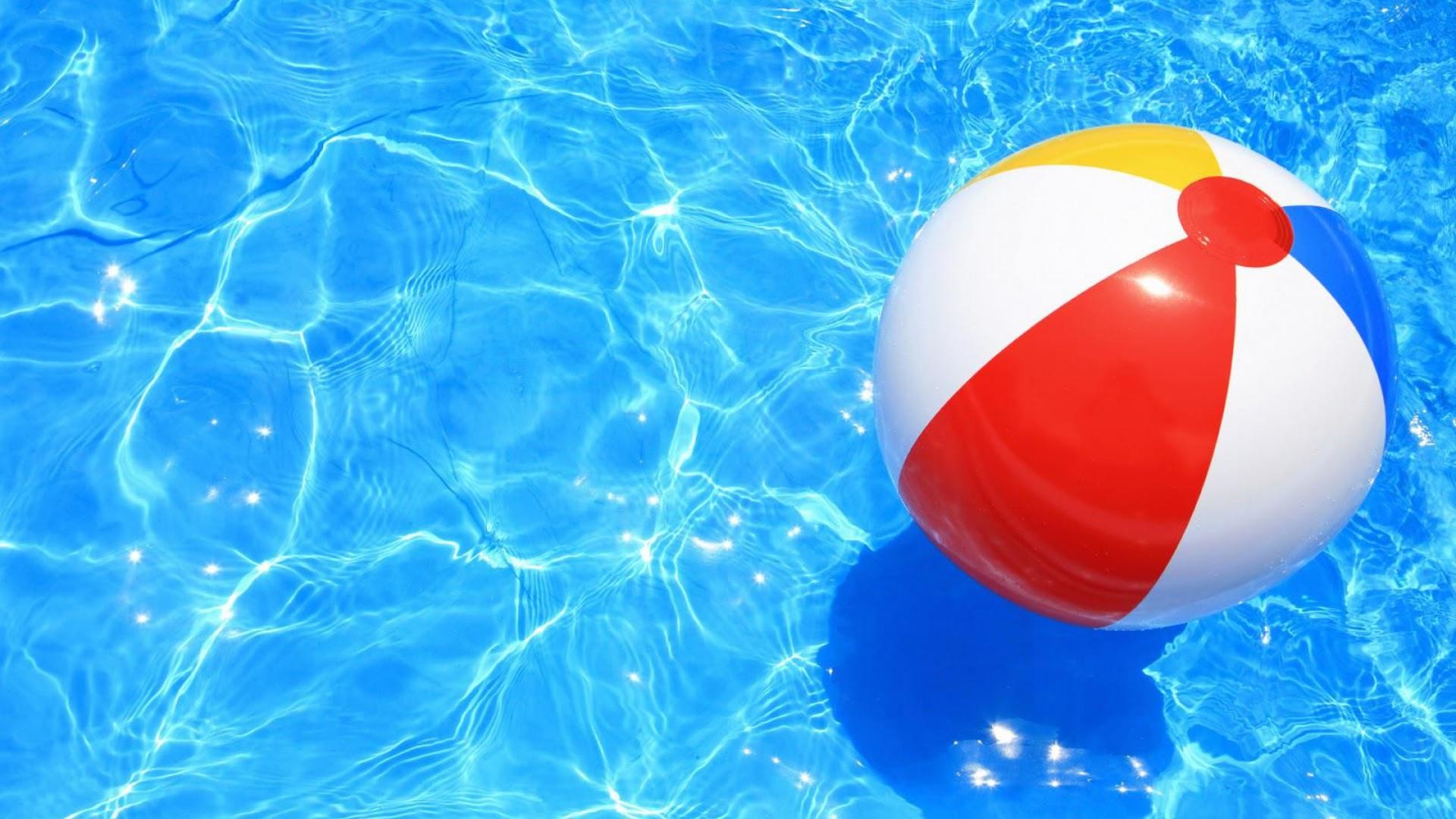 Pallone da spiaggia in piscina, 1920x1080 Full HD 1080p, Desktop