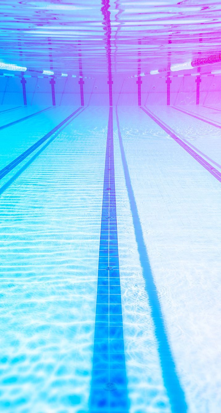 Corsie piscina vista subacquea, 716x1334 Verticale, Mobile
