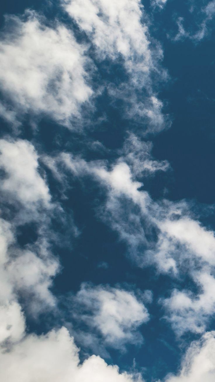 Nuvole bianche cielo blu, 736x1309 Full HD Verticale, iPhone