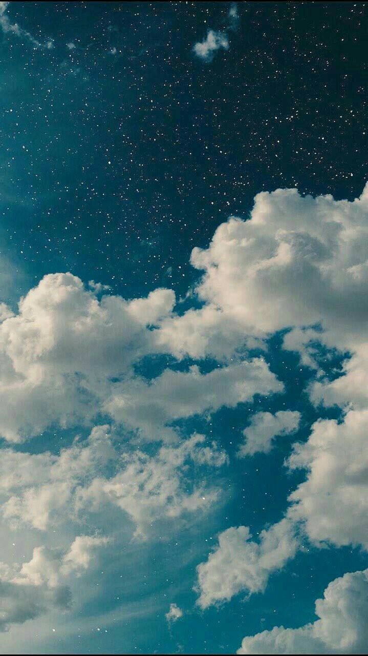 Nuvole bianche cielo blu, 719x1280 Full HD Verticale, iPhone