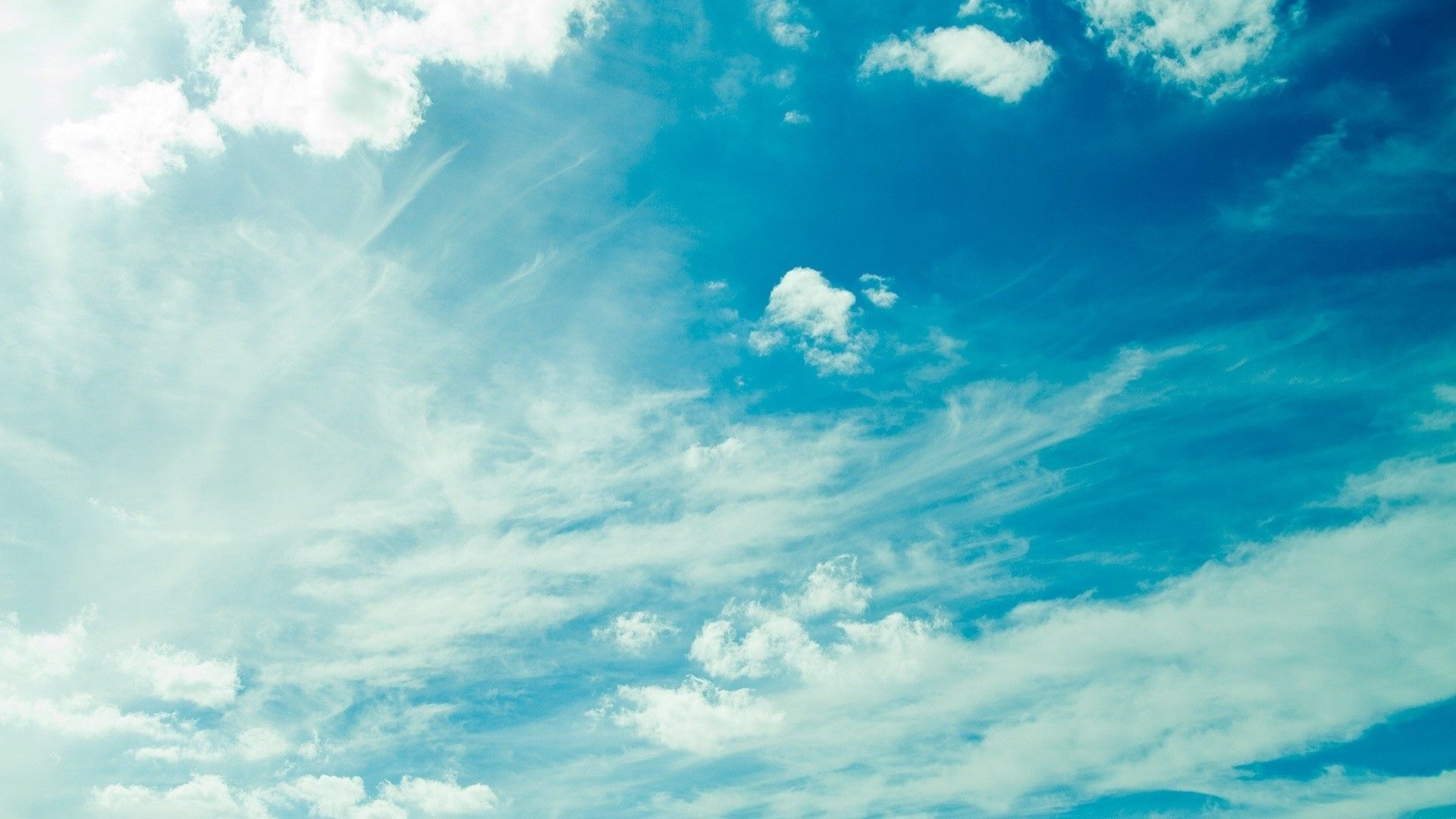 Nuvole bianche cielo azzurro, 1920x1080 Full HD 1080p, PC Desktop