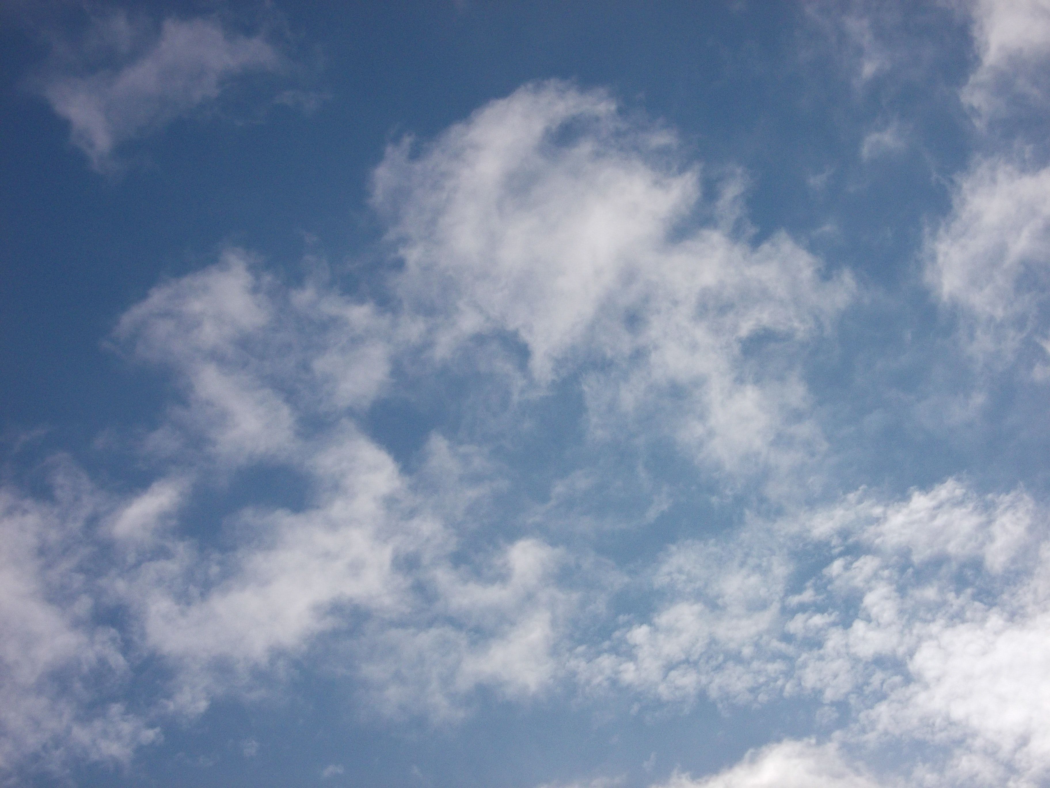 Nuvole bianche cielo blu, 3648x2736 WQXGA, Desktop