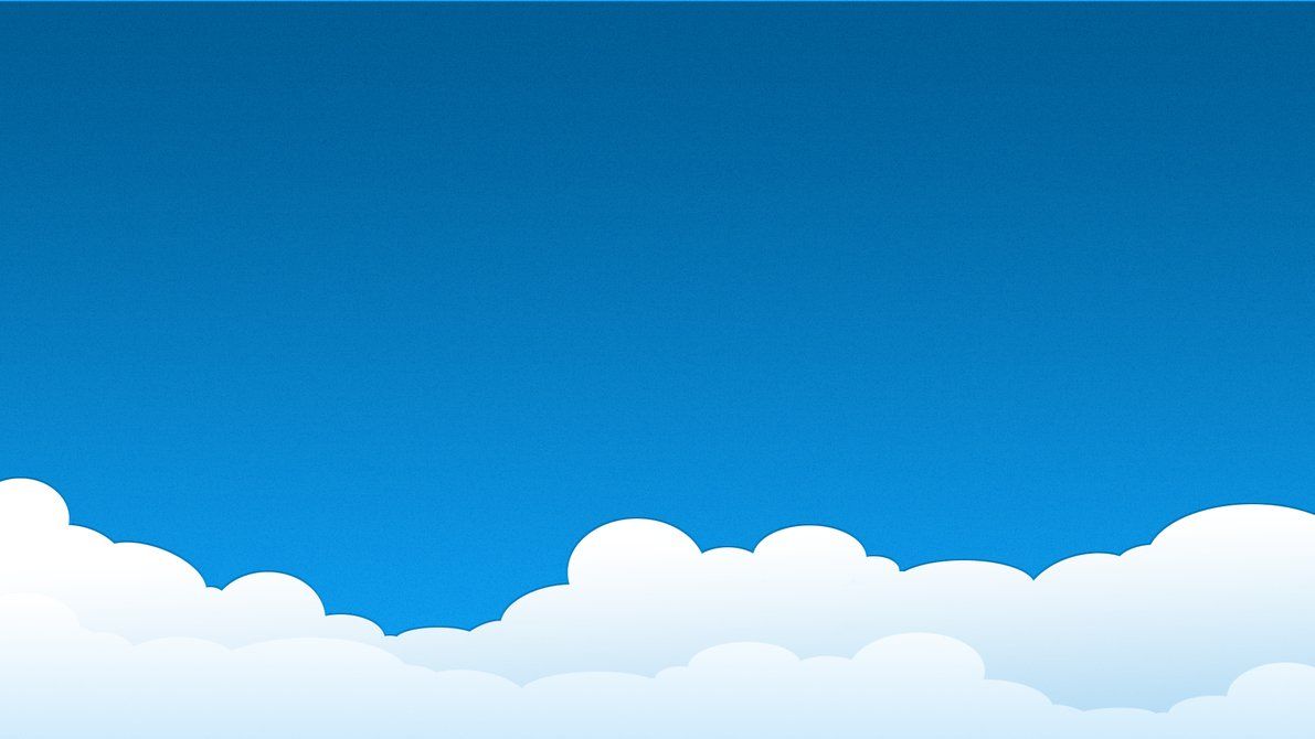 Nuvole cartoon cielo blu, 1191x670 HD, Desktop