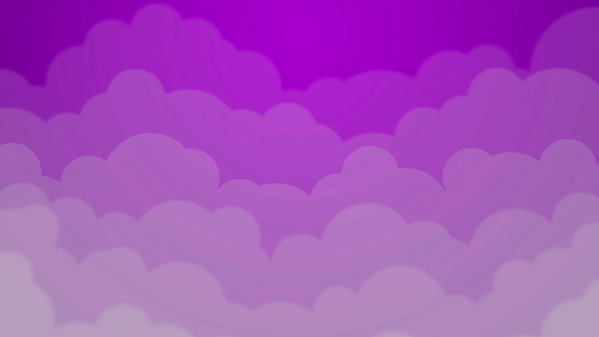 Nuvole cartoon viola, 1920x1080 1080p, Desktop