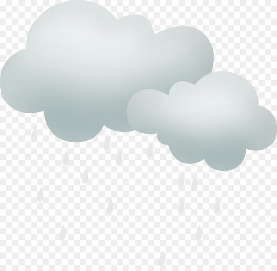 Nuvole grigie con pioggia cartoon, 900x880 HD, PC Desktop