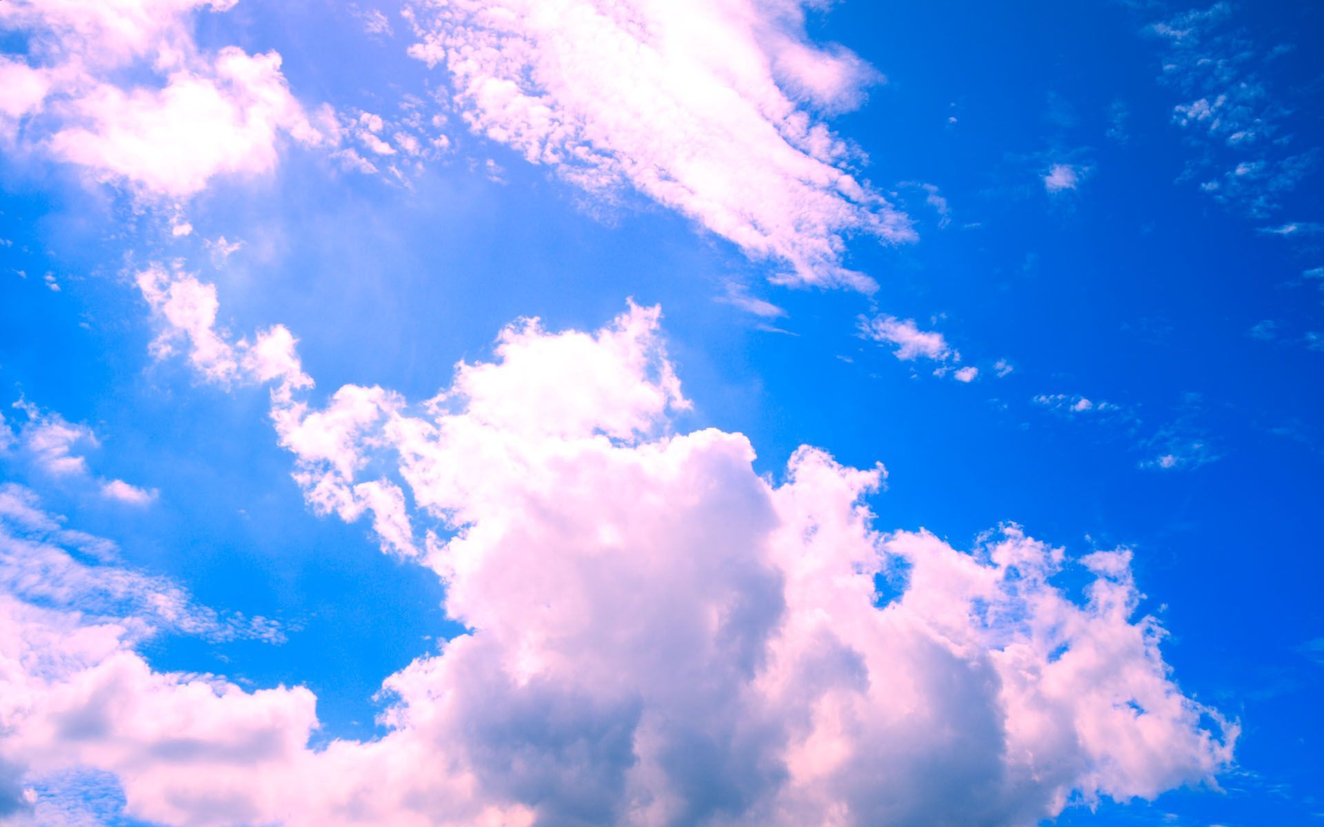 Cielo blu con nuvole bianche, 1920x1200 WUXGA, Desktop