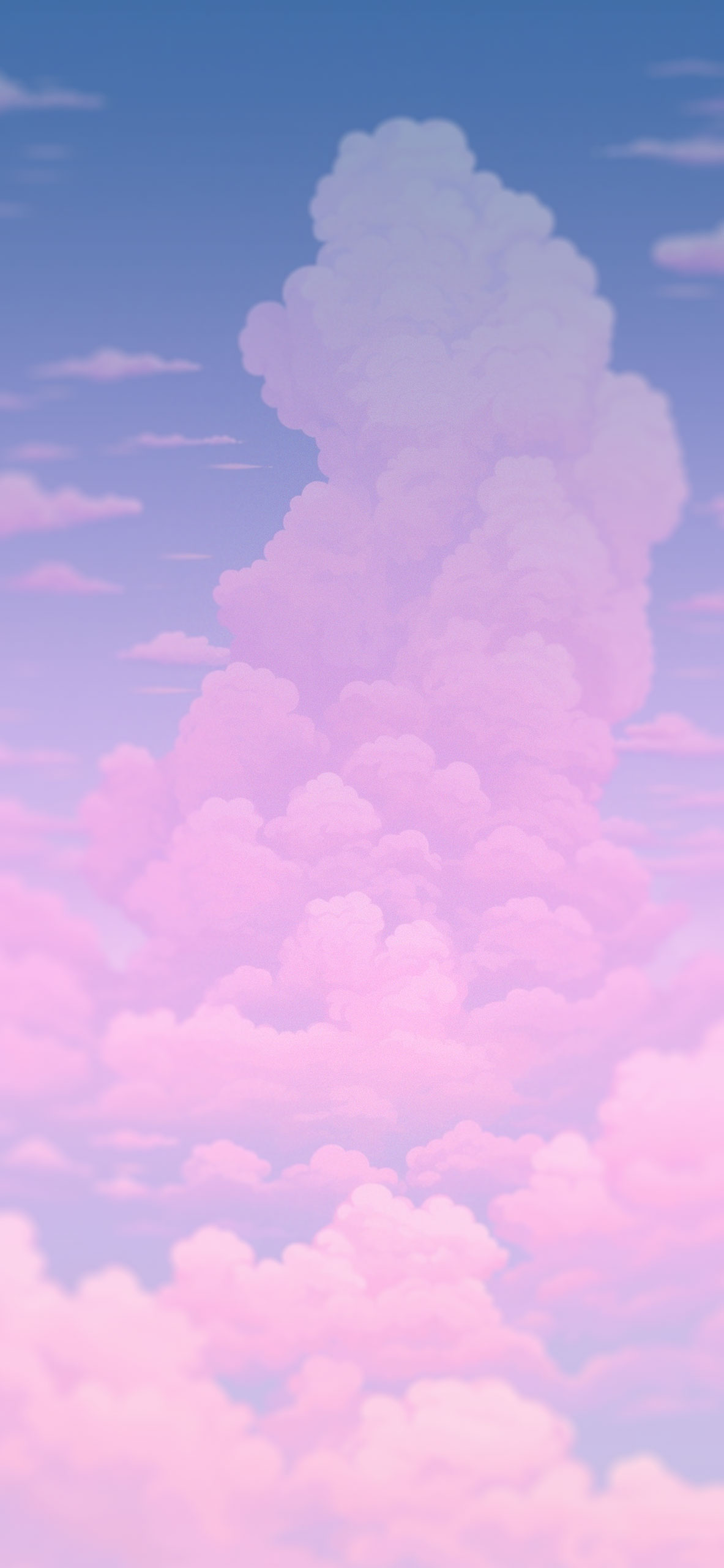 Nuvole rosa cielo pastello, 1183x2560 Full HD Verticale, iPhone