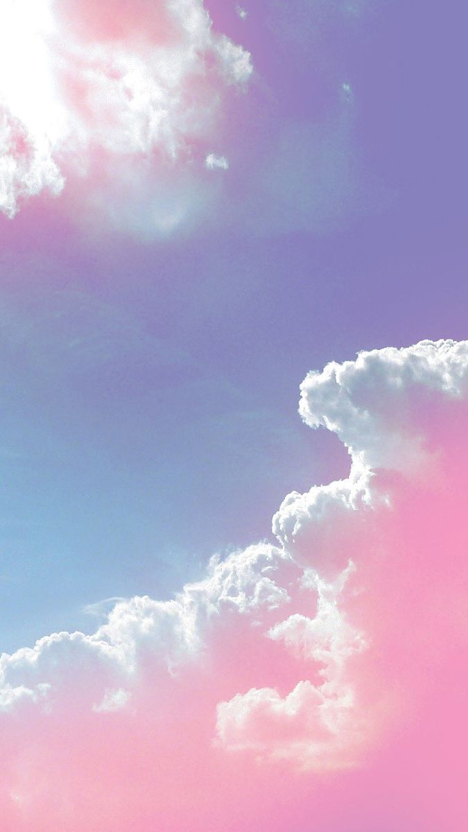 Nuvole rosa e cielo pastello, 675x1200 Verticale, Mobile