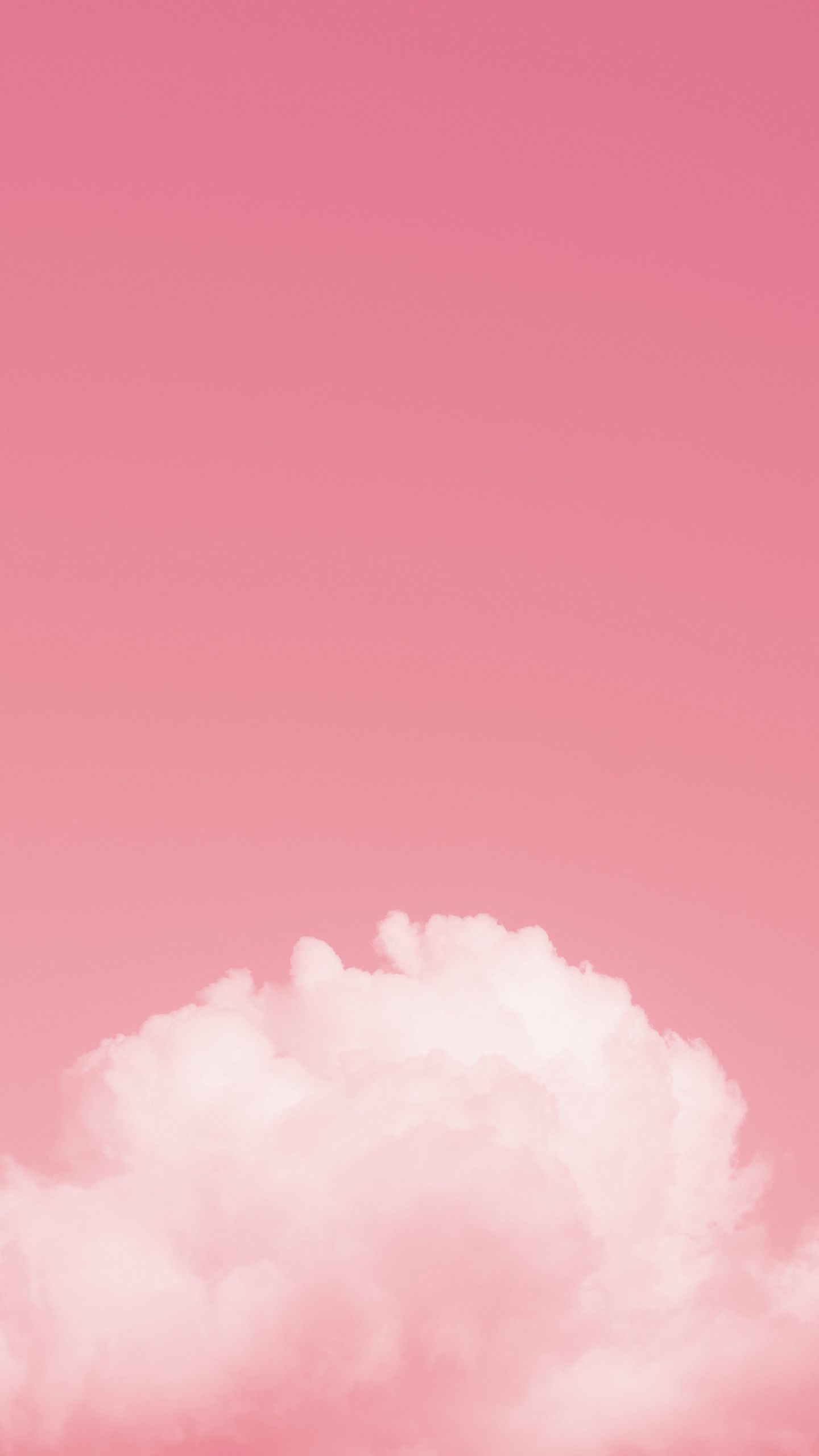 Nuvola rosa minimalista, 1440x2560 Verticale, Telefono