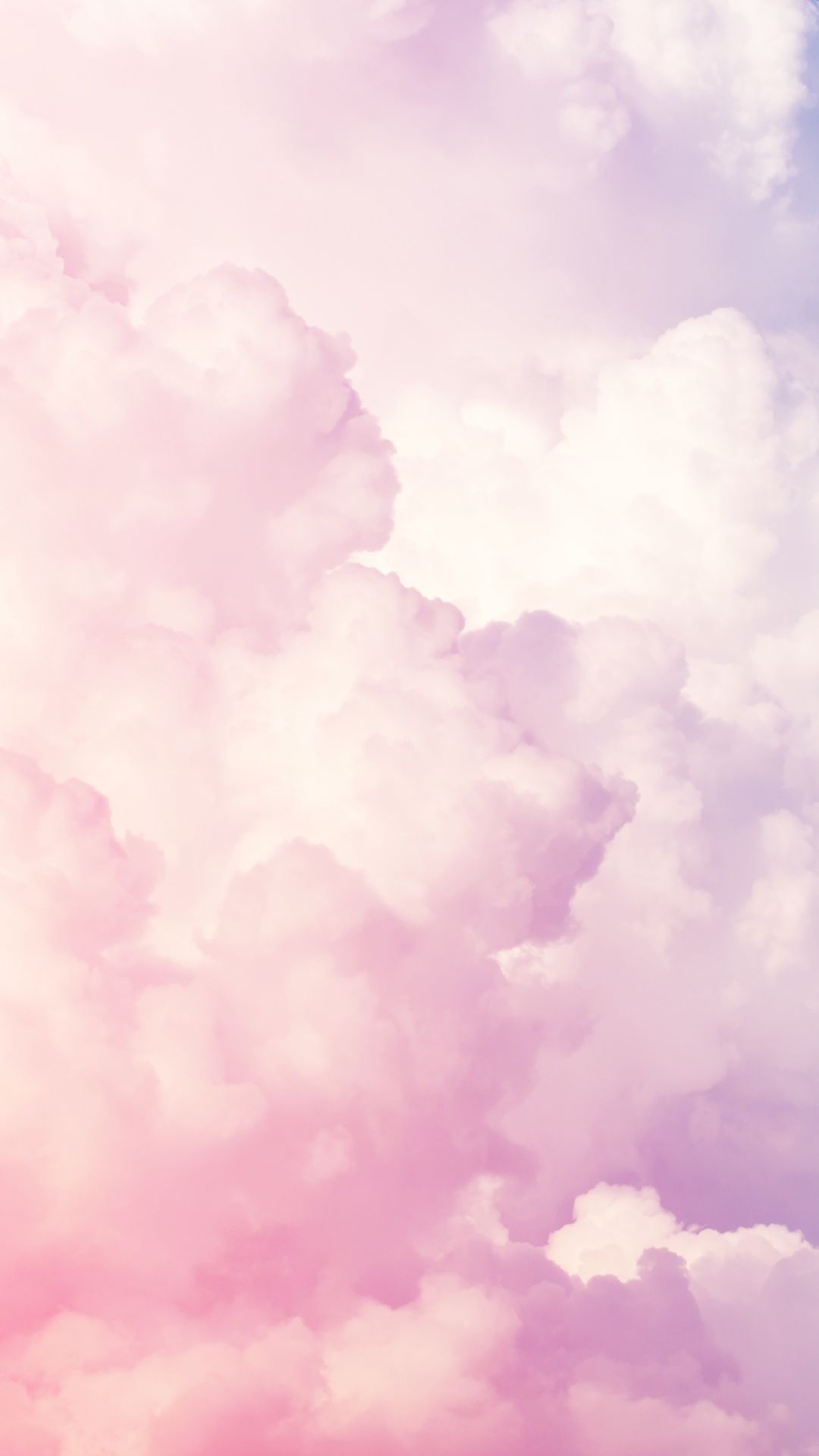 Nuvole rosa pastello, 1080x1920 Full HD Verticale, Samsung Galaxy