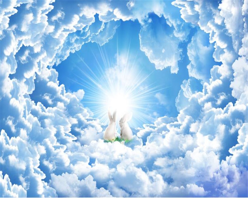 Cielo con nuvole e luce, 1000x800 HD, Desktop