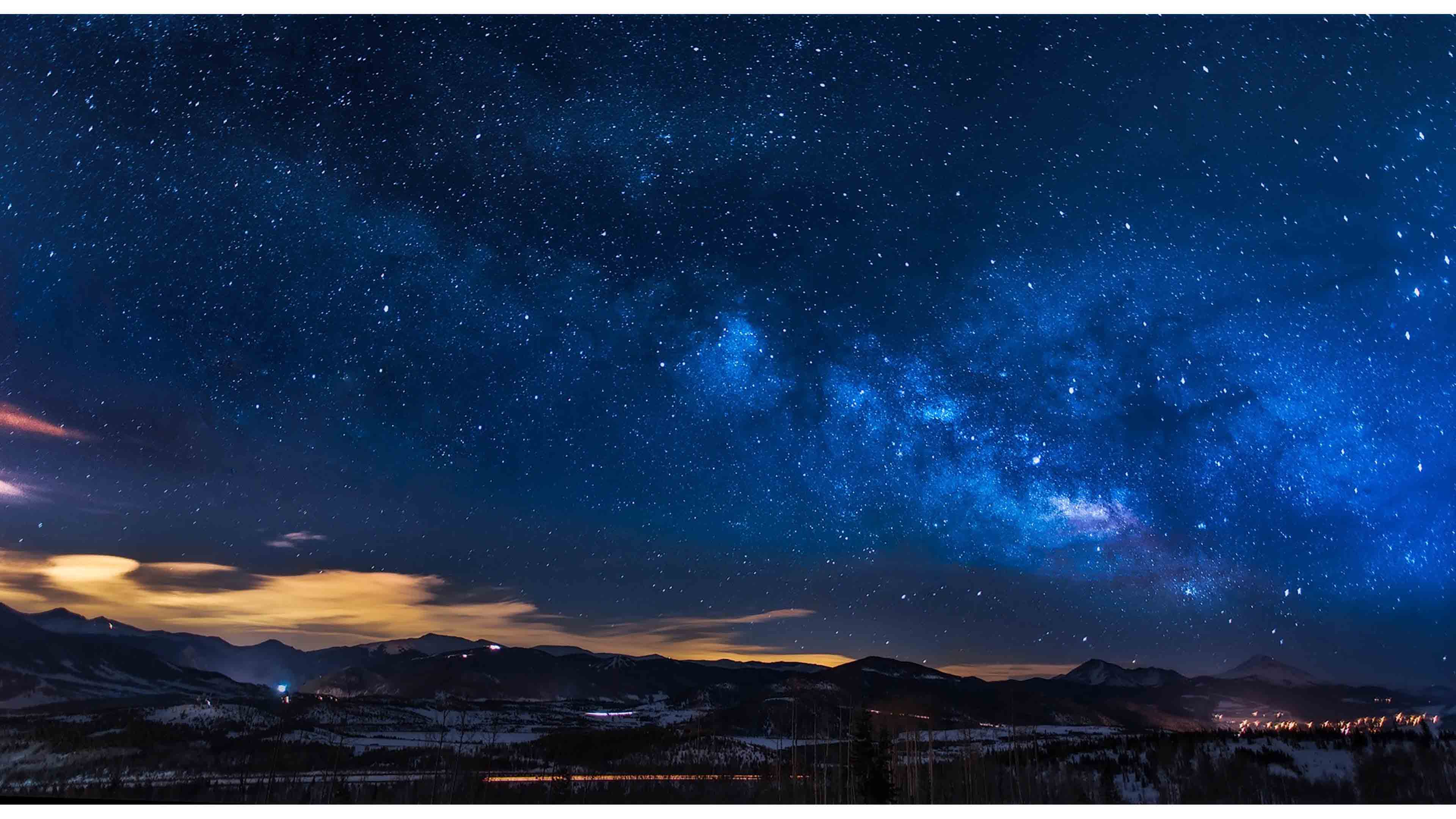 Via Lattea cielo notturno stellato, 3840x2160 UHD, PC 4K