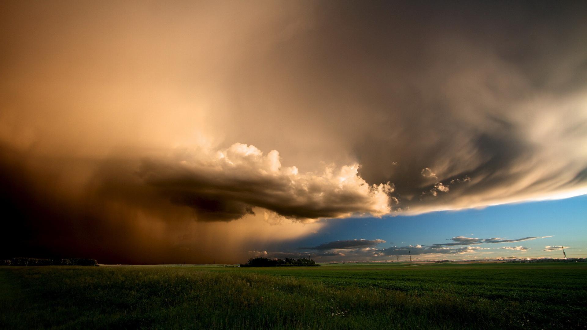 Nuvole tempesta cielo drammatico, 1920x1080 Full HD 1080p, Desktop
