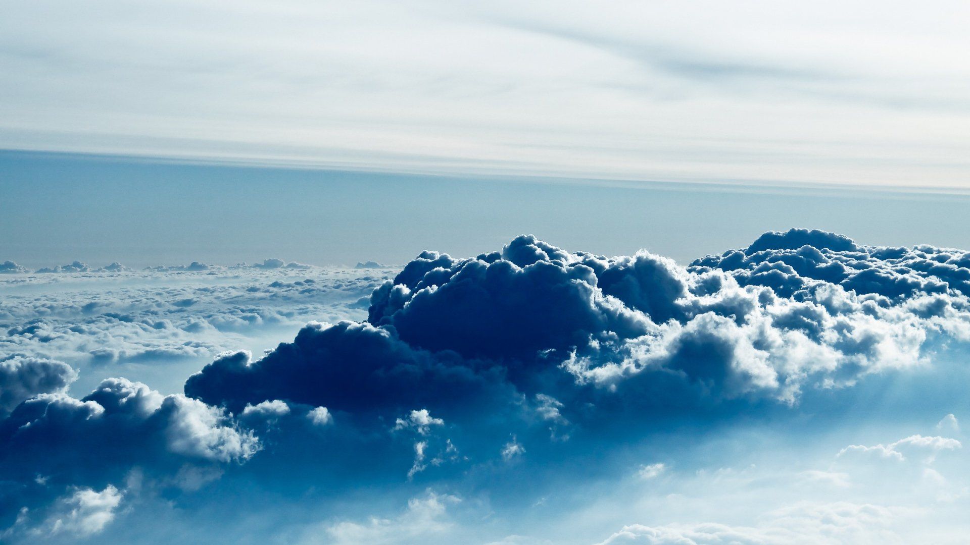 Nuvole viola drammatiche, 1366x768 HD, PC Desktop