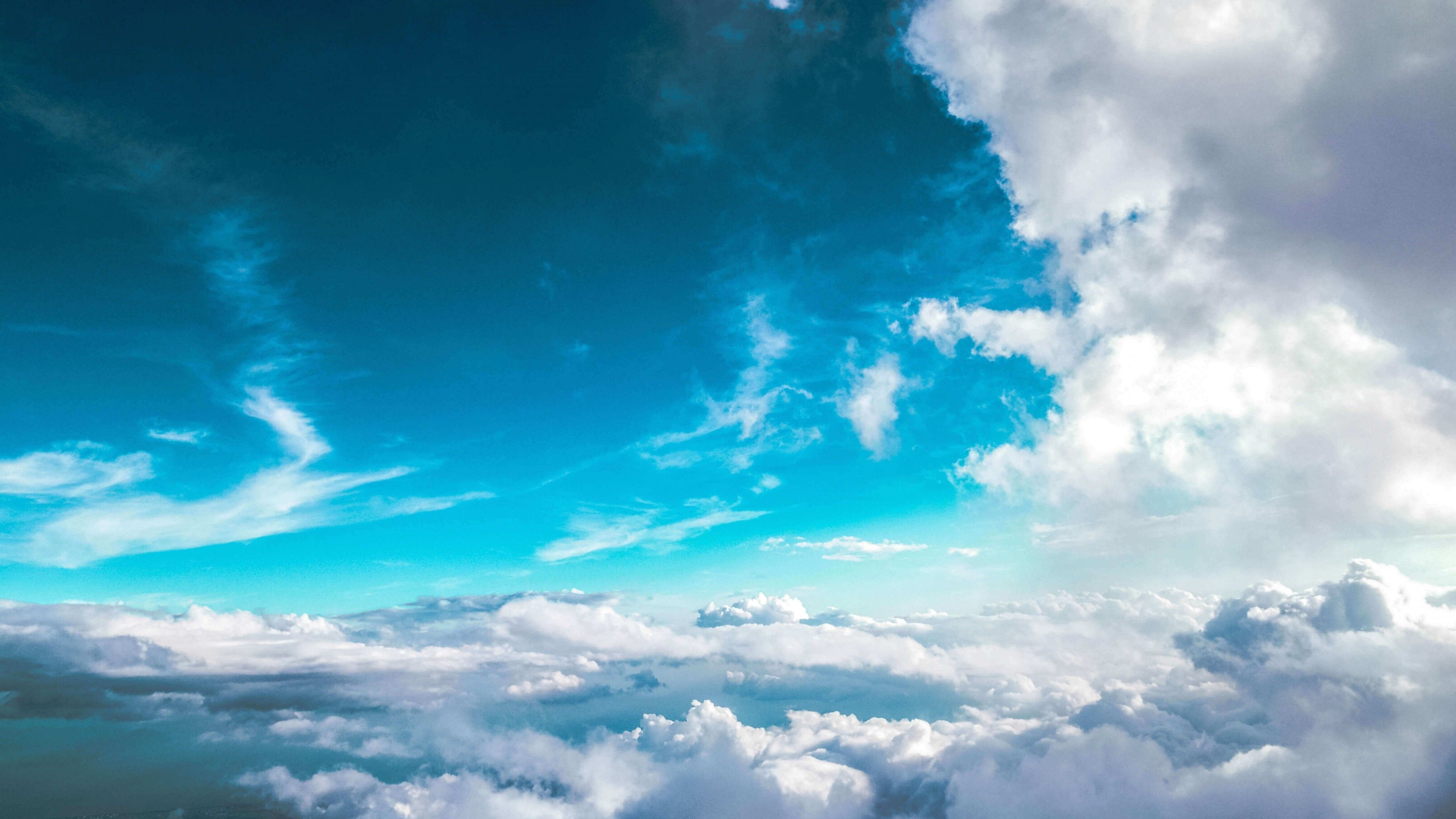 Nuvole viste dall'alto, 1920x1080 Full HD, Laptop