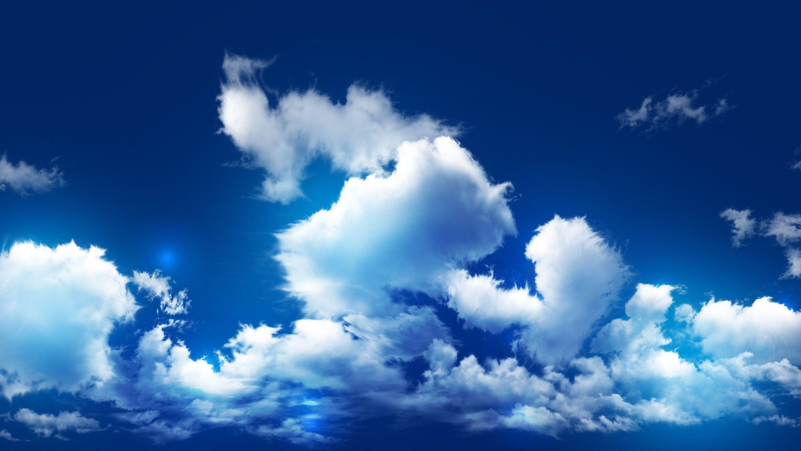 Nuvole bianche cielo blu, 2560x1440 1440p, Monitor Gaming
